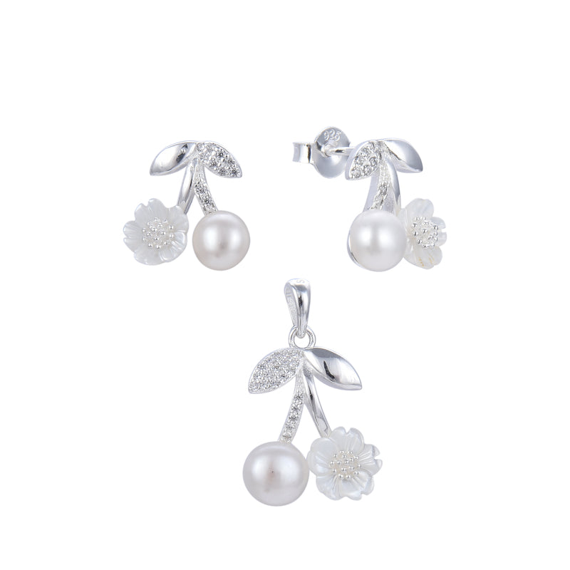 Conjunto de Plata 0.925, de Cereza