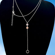 Gargantilla de Plata 925, Tipo Corbatero de Aro