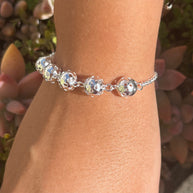 Pulsera de Plata 925, con Bolitas