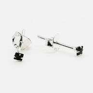 Aretes de Plata 925, Circón Cuadrado