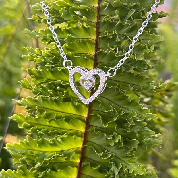 Gargantilla de Plata 925, Corazón