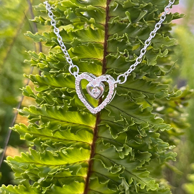 Gargantilla de Plata 925, Corazón