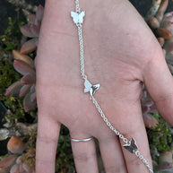 Pulsera de Plata 925 para Dama, Mariposas