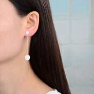 Aretes Largos de Plata 925