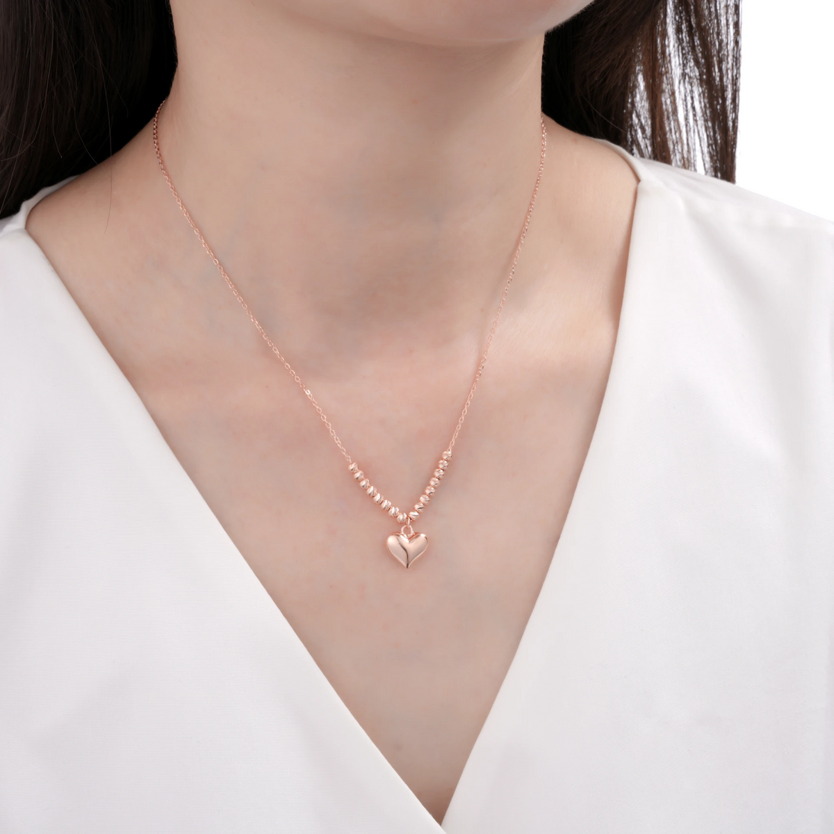 Gargantilla Luxe Corazón Diamanté – Plata 925