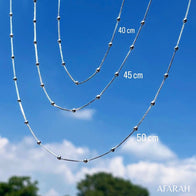 Cadena Veneciana de Plata 925, Bolitas