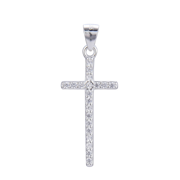 Gargantilla de Plata 925, con dije de Cruz