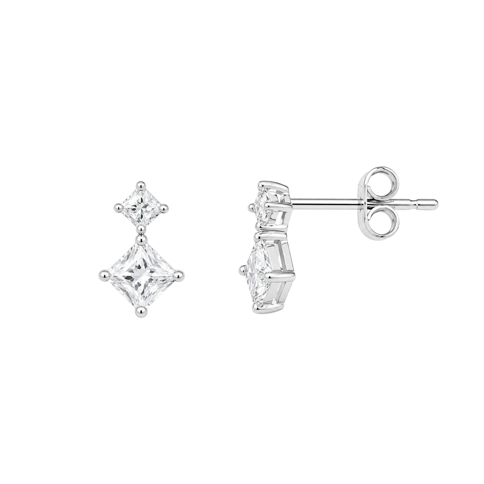 Aretes Lumière Princess – Plata 925