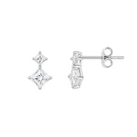 Aretes Lumière Princess – Plata 925