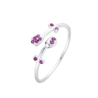Anillo Tulipán Blossom – Plata 925 Ajustable