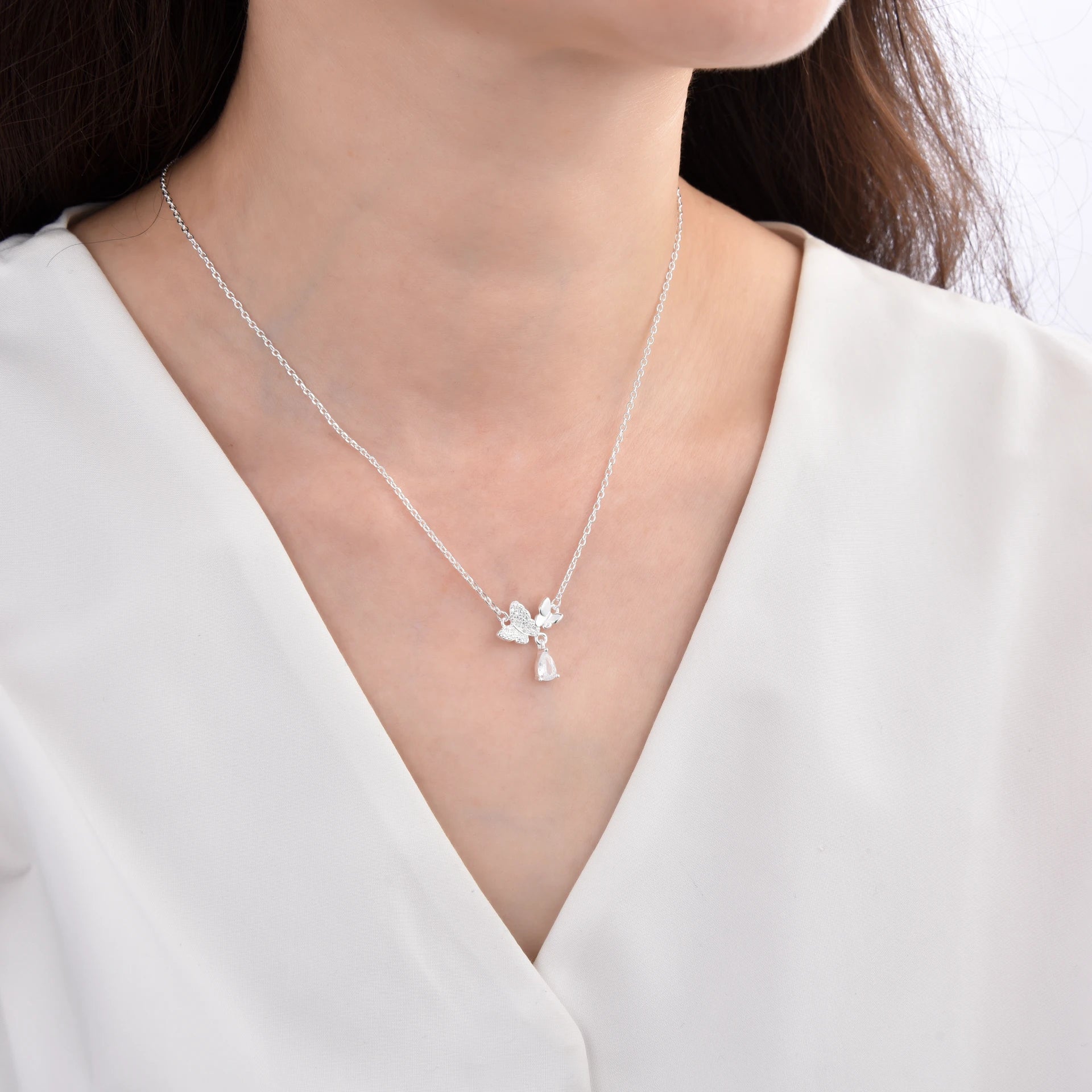 Gargantilla de Mariposas – Plata 925