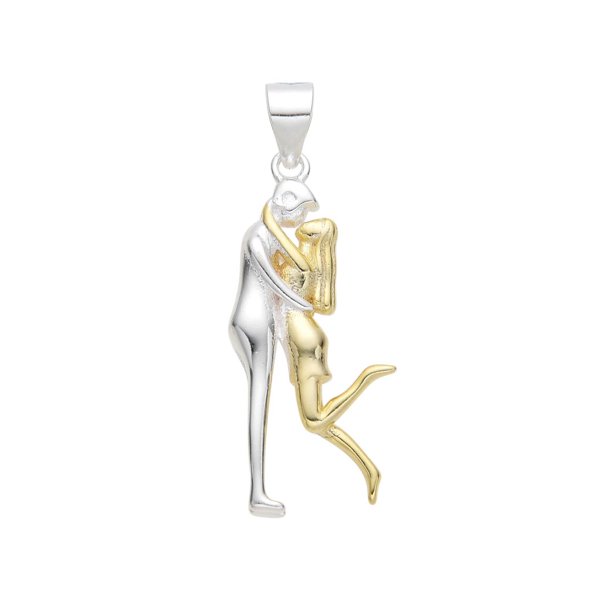Dije Eternal Embrace – Plata 925 Bicolor