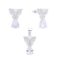 conjunto de Mariposas – Plata 925