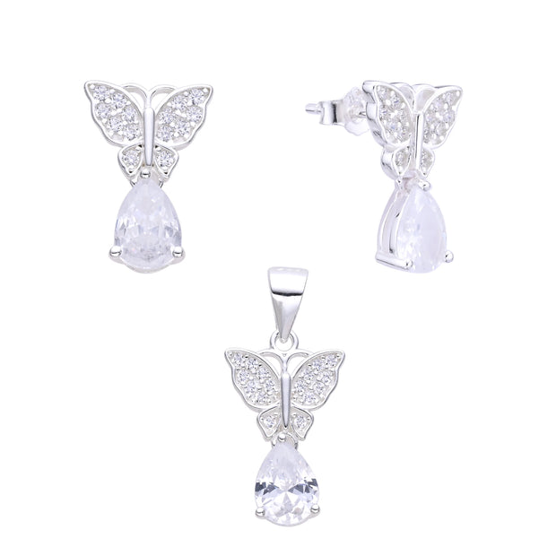 conjunto de Mariposas – Plata 925