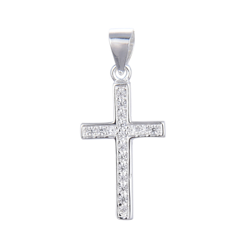 Dije de Cruz con Circones – Plata 925