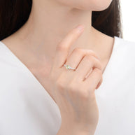 Anillo Esmeralda Aurora – Plata 925