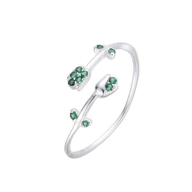 Anillo Tulipán – Plata 925