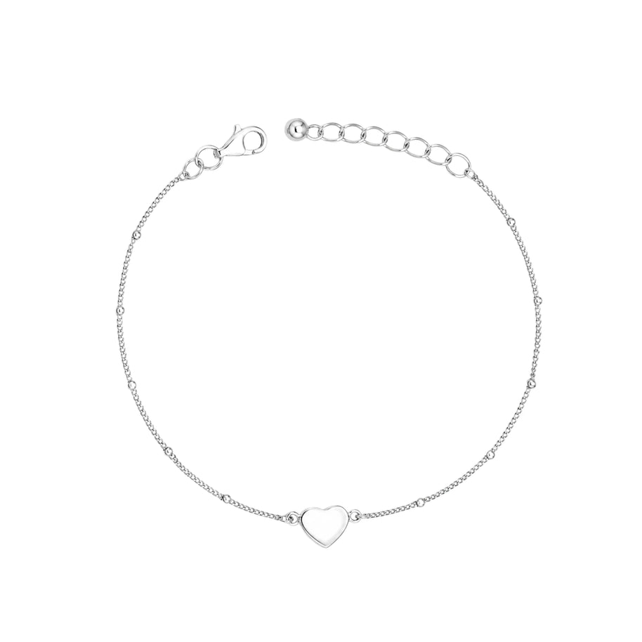 Pulsera Élégance Corazón – Plata 925