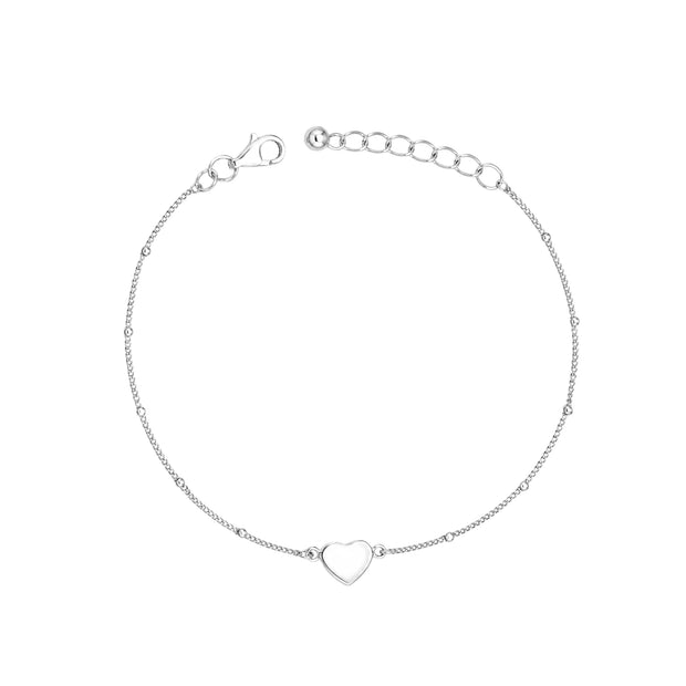 Pulsera Élégance Corazón – Plata 925