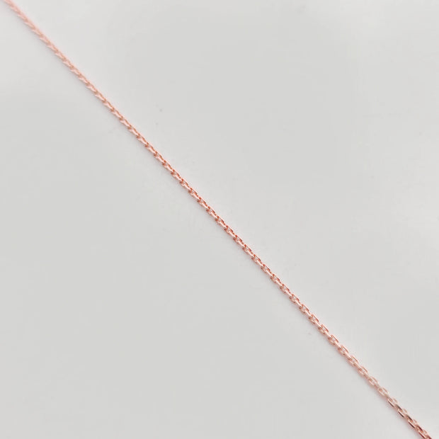 Cadena Forzatina Rosé Éclat – Plata 925 con baño de oro rosado