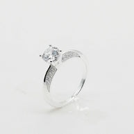Anillo de Compromiso 6 mm – Plata 925
