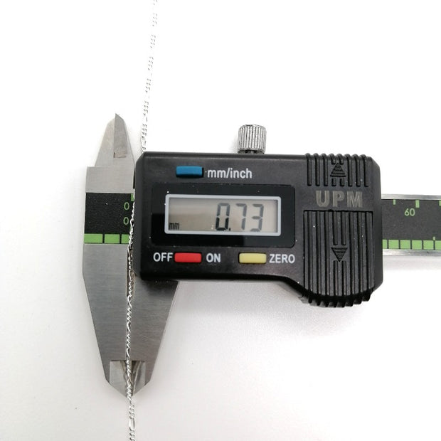 Cadena Fígaro 035 3x1 – Plata 925