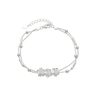 Pulsera de Flores – Plata 925