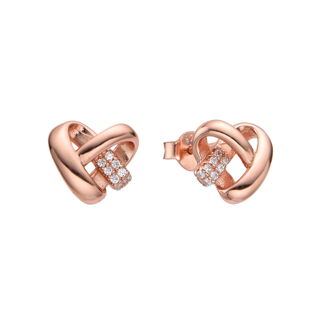 Aretes Corazón – Plata 925