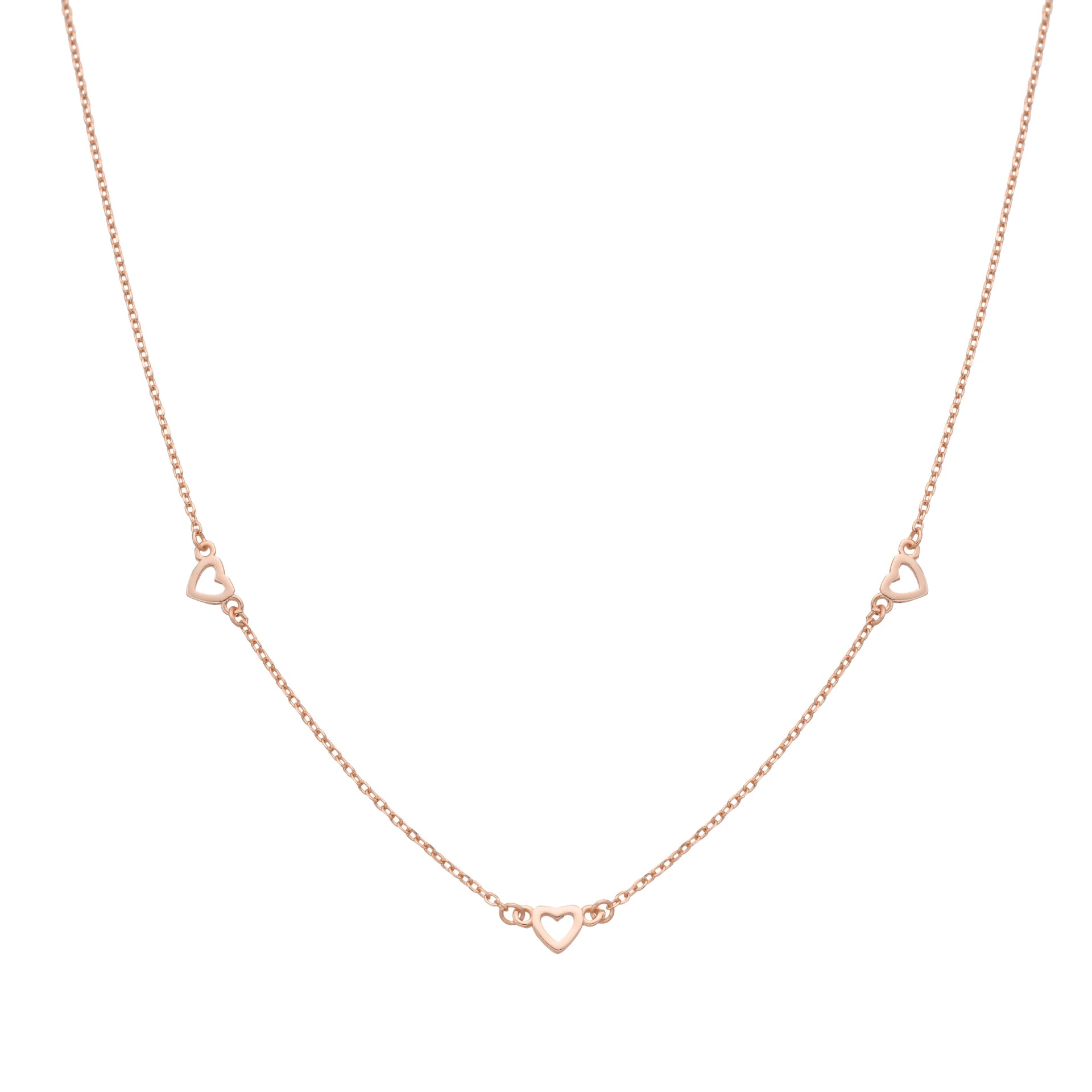 Choker de Corazones – Plata 925