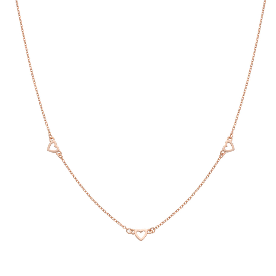 Choker de Corazones – Plata 925