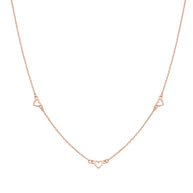 Choker de Corazones – Plata 925