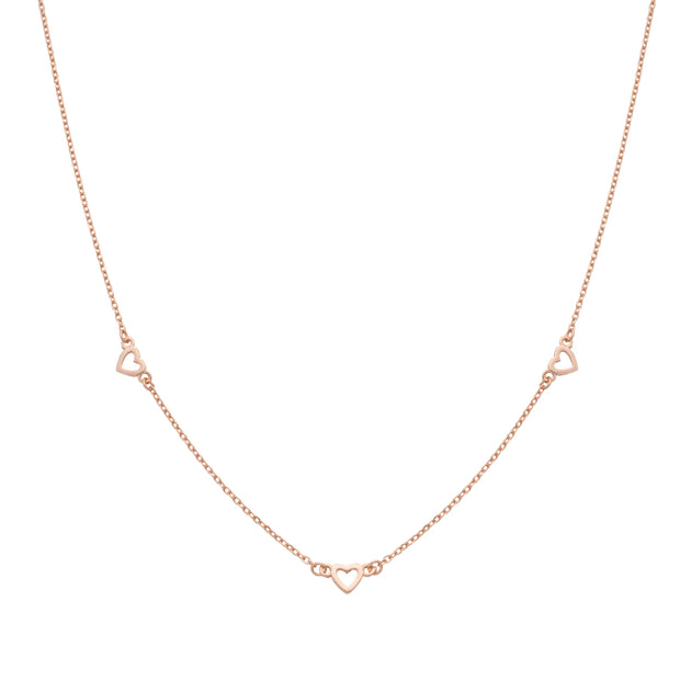 Choker de Corazones – Plata 925