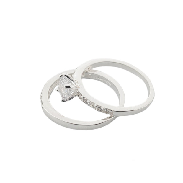 Anillo Eternité de Compromiso y Matrimonio – Plata 925