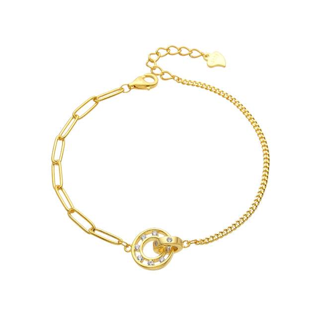 Pulsera de Aros Entrelazados – Plata 925