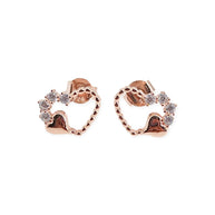 Aretes Corazón Royale – Plata 925
