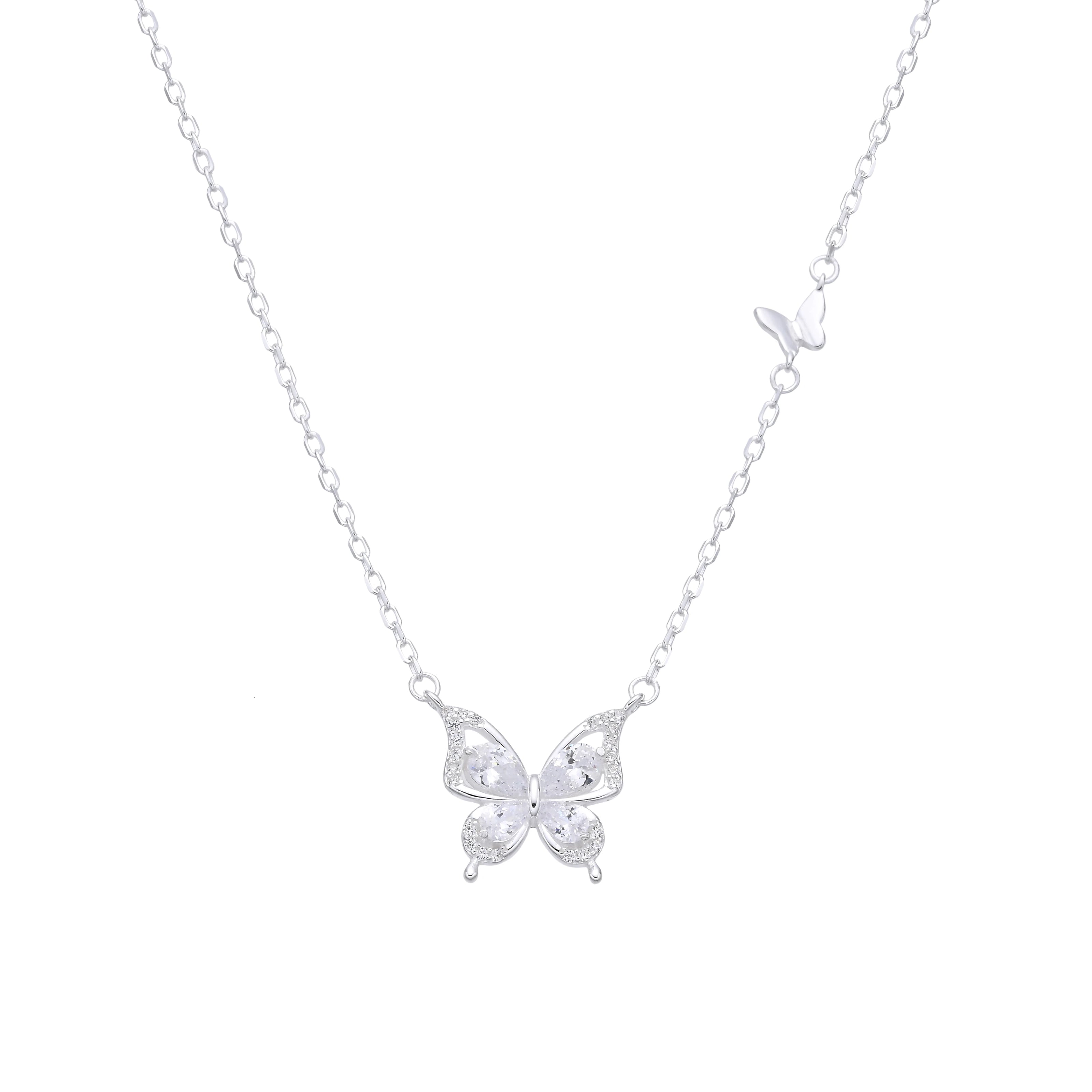 Gargantilla de Mariposas – Plata 925