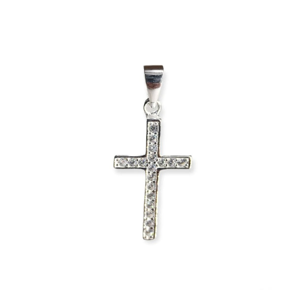 Dije de Cruz con Circones – Plata 925
