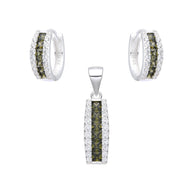 Conjunto Brillance Verde – Plata 925