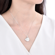 Dije Relicario Redondo “Best Mom Ever” 18mm – Plata 925