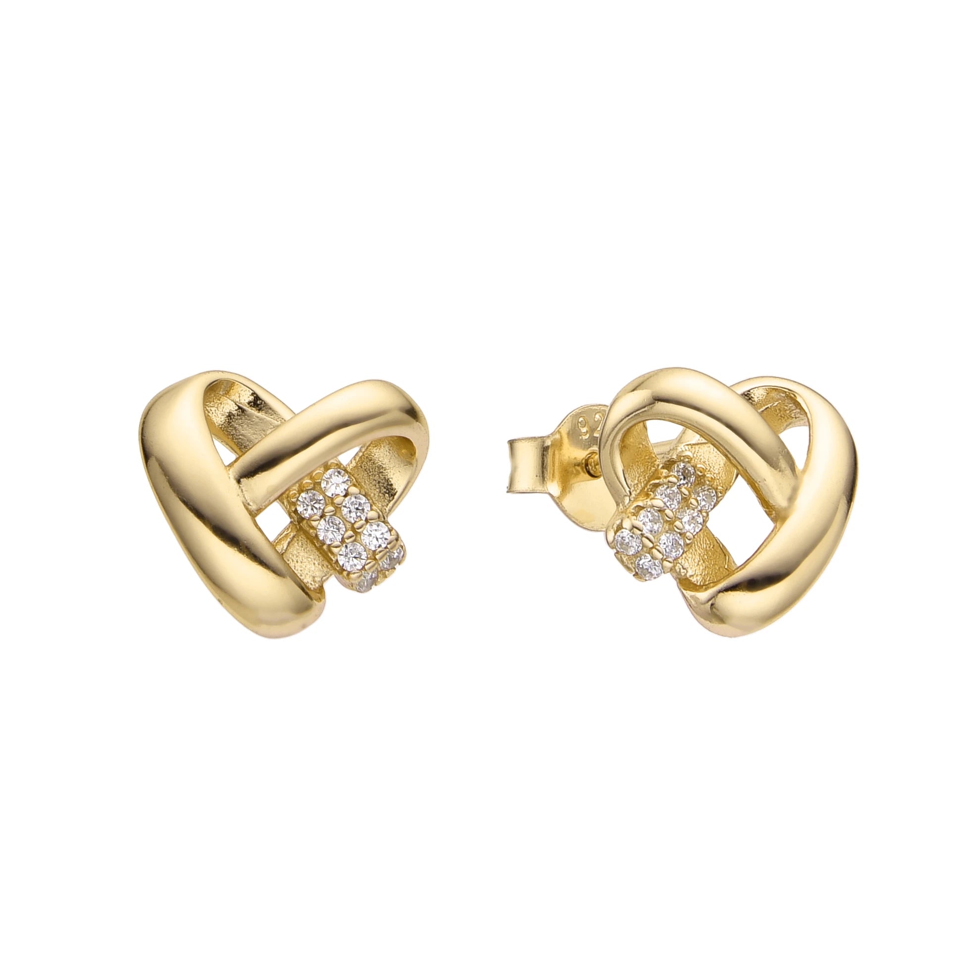 Aretes Corazón – Plata 925