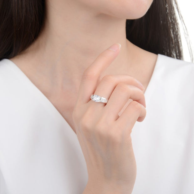 Anillo de compromiso Imperial – Plata 925