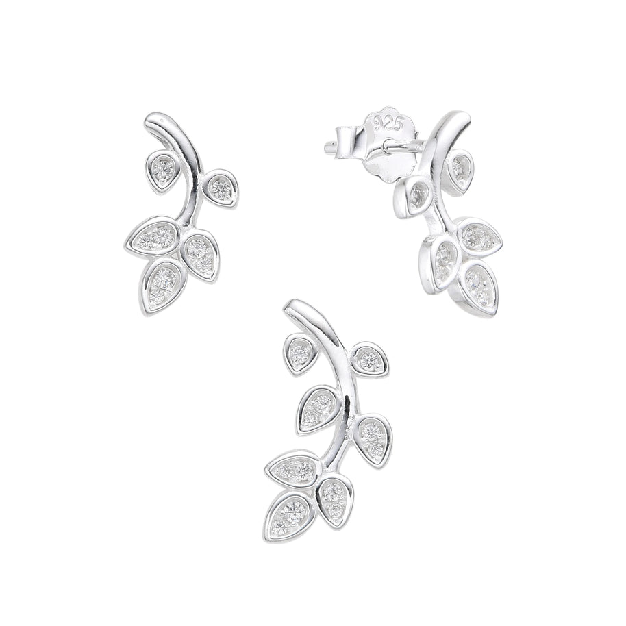 Conjunto Espiga de Plata 925 – Elegancia Natural