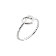 Anillo de Corazón Entrelazado Amor infinito – Plata 925