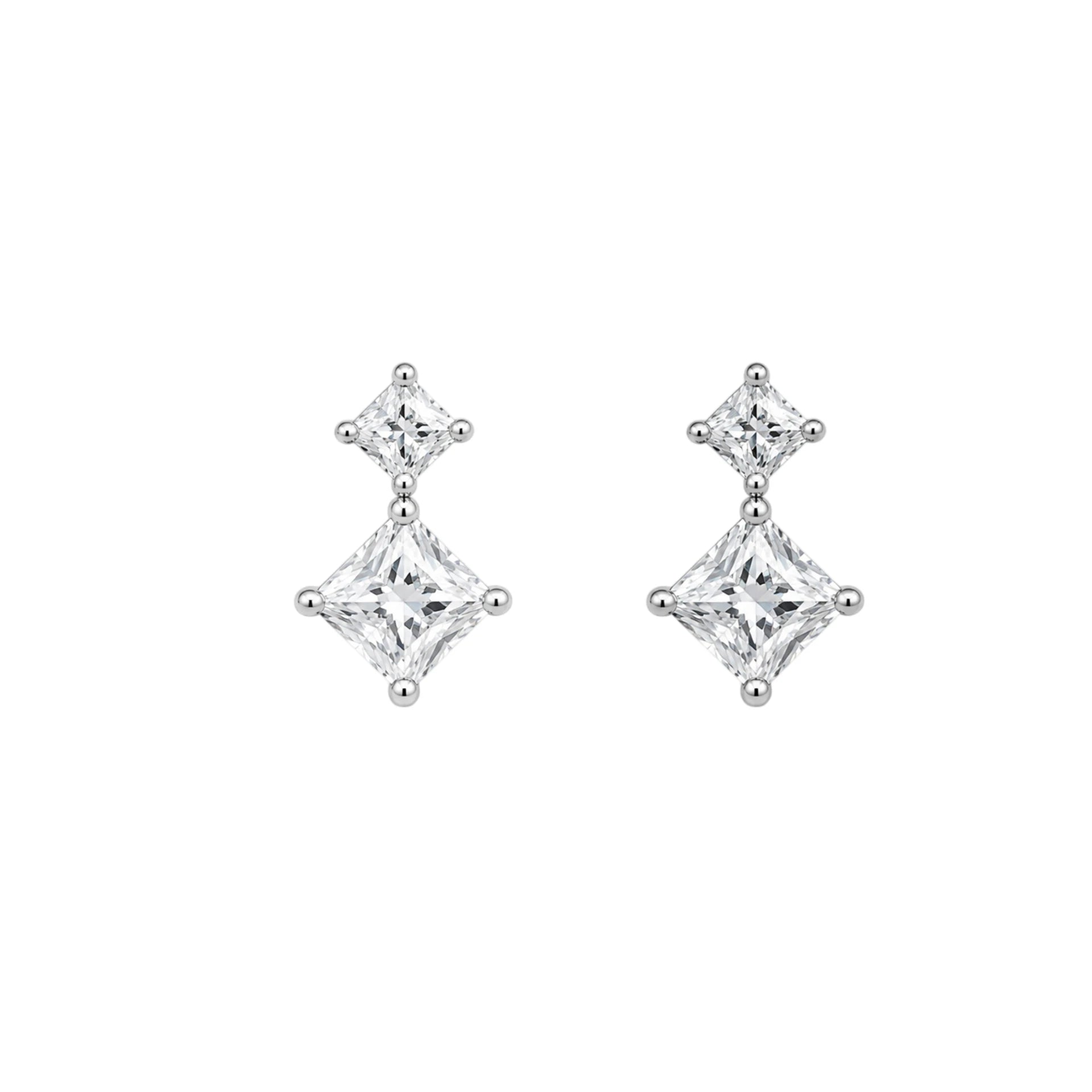 Aretes Lumière Princess – Plata 925