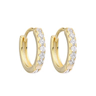 Aretes Huggies Impériale 12 mm – Plata 925