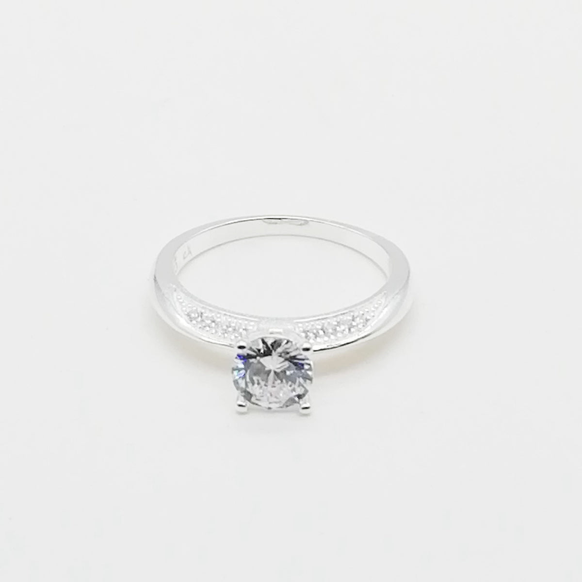 Anillo de Compromiso 6 mm – Plata 925