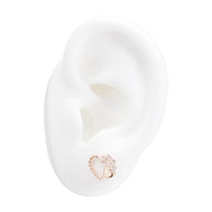 Aretes Corazón Royale – Plata 925