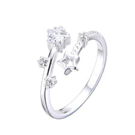 Anillo de Estrellas Ajustable – Plata 925