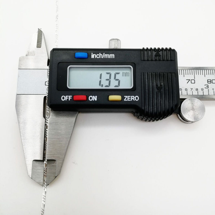 Cadena Fígaro 035 3x1 – Plata 925