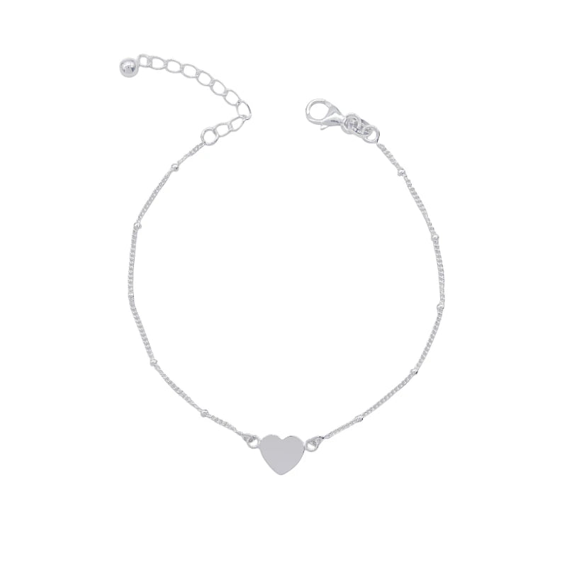Pulsera Élégance Corazón – Plata 925